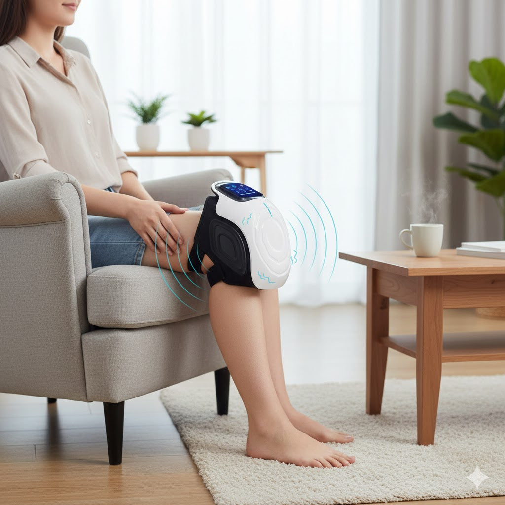 Masajeador de Rodilla con Calor y Vibración